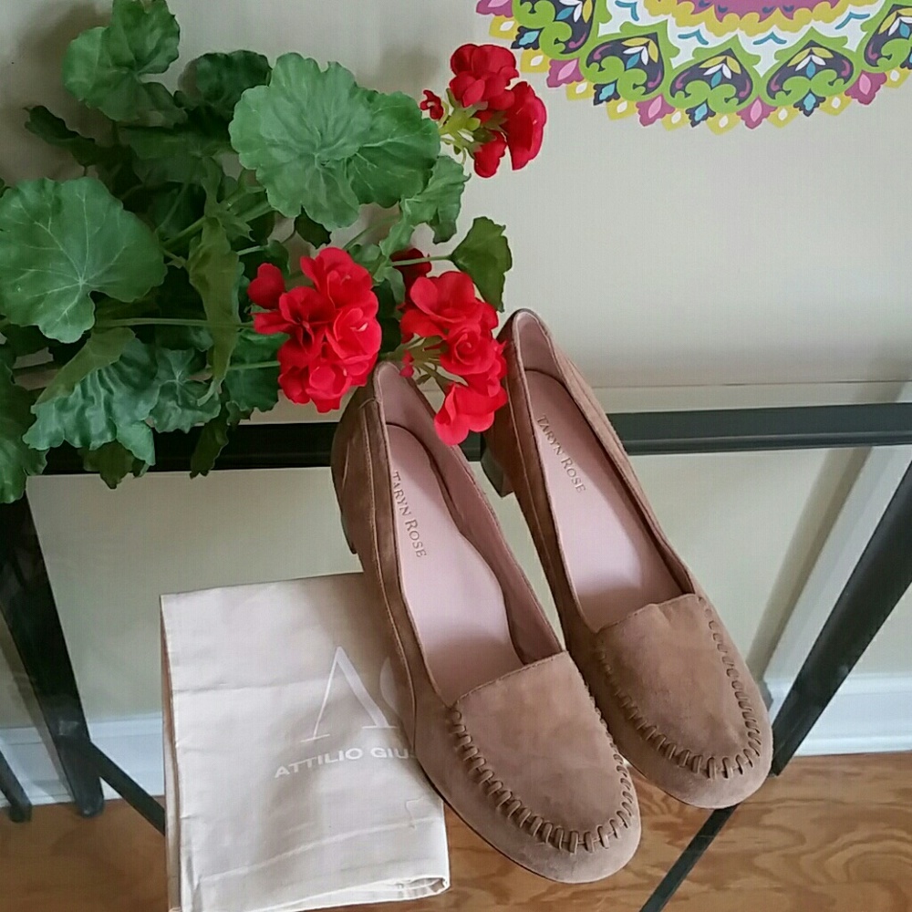 Taryn rose suede pump