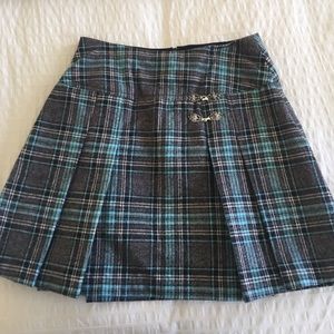 Tartan kilt skirt NWOT