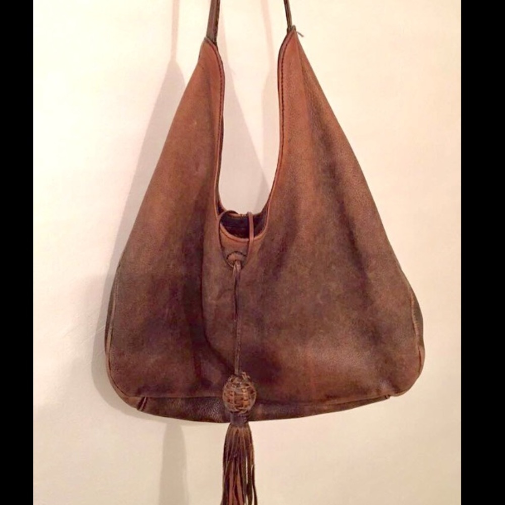 Banana Republic leather pouch bag
