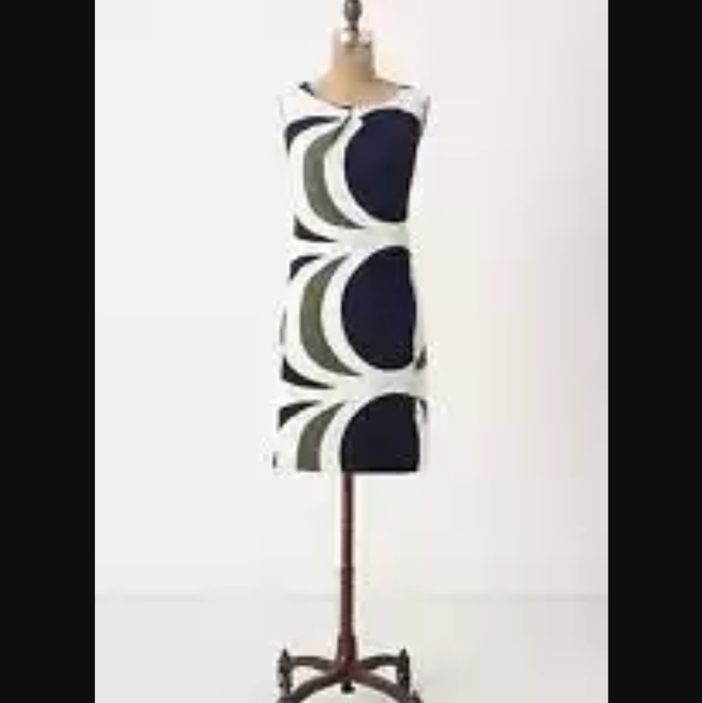 Anthropologie Mod Print Dress