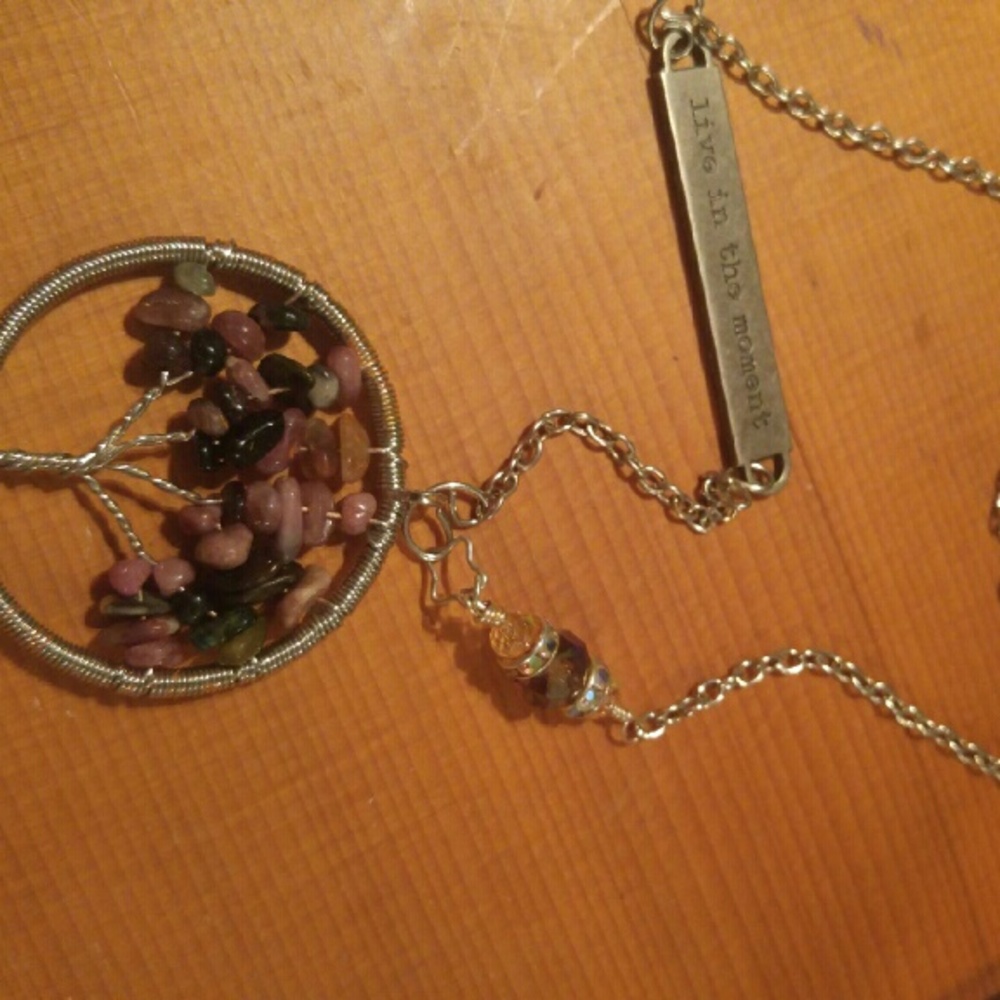 Handmade tree of life "live in the moment" - Picture 2 of 2