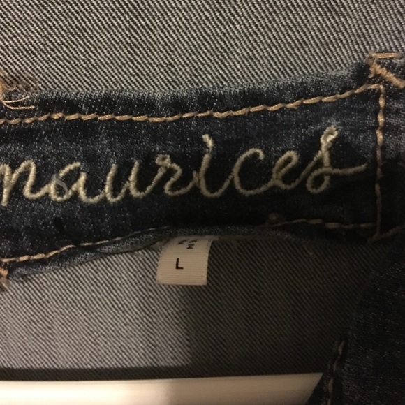 Maurice's jean jacket size lg - Picture 2 of 2