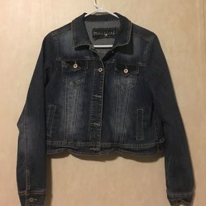 Maurice's jean jacket size lg