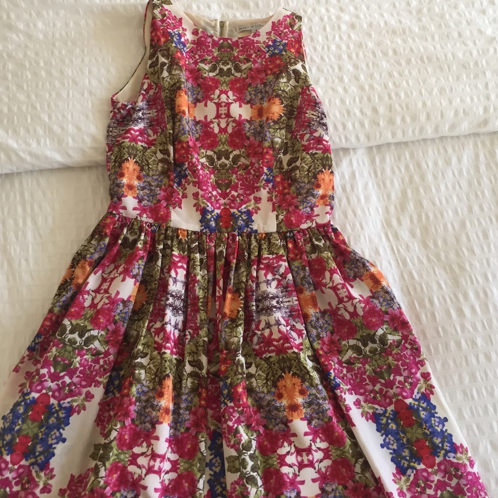 NWOT floral full skirt dress