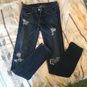 American eagle ripped jeans