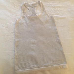 White Lululemon Swiftly Tank