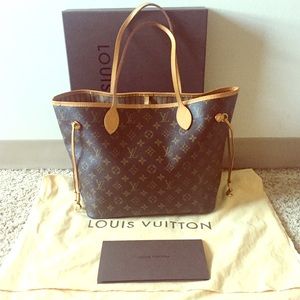 AUTHENTIC Louis Vuitton Neverfull MM Monogram