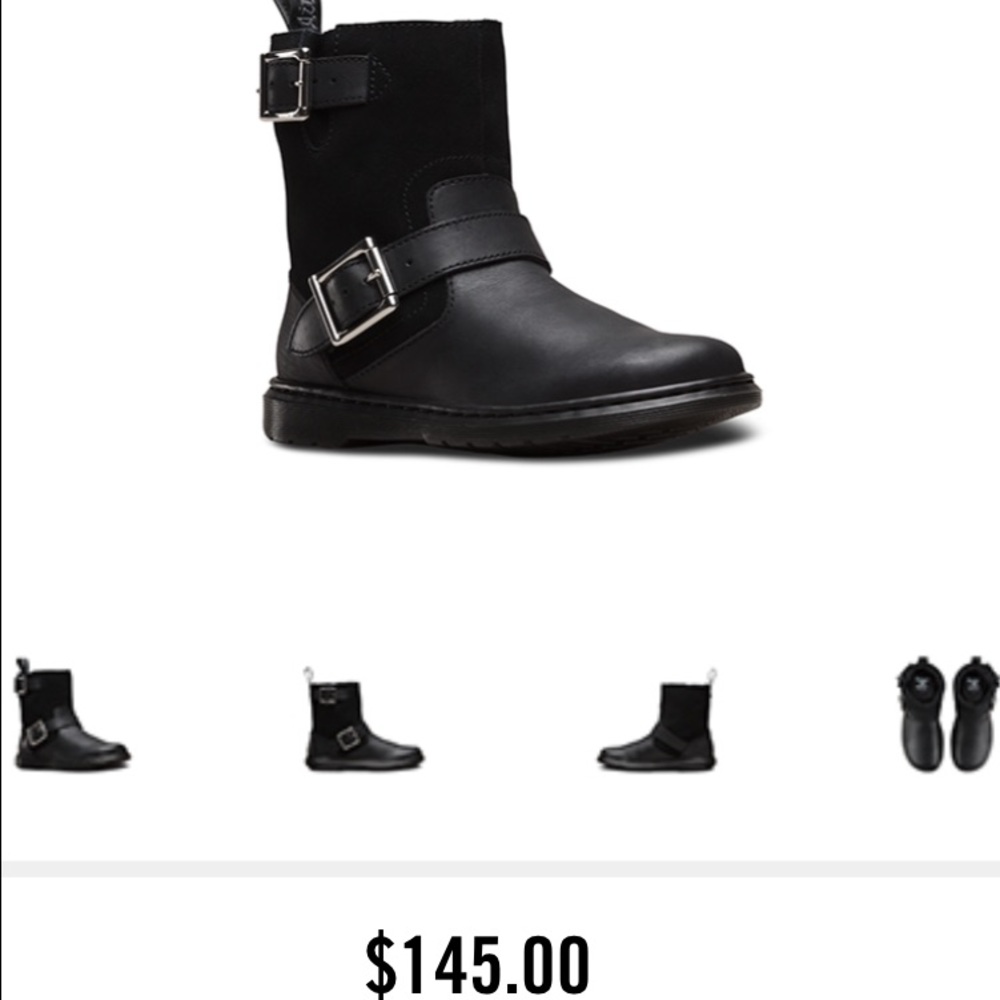 Fur lined doc martens