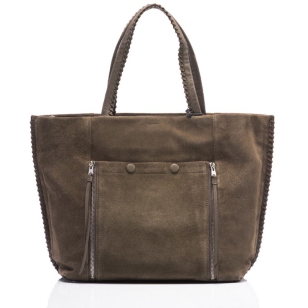All saint suede tote bag