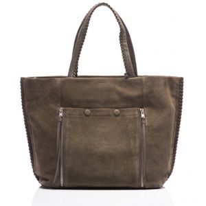 All saint suede tote bag