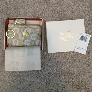 Gold Coach wallet