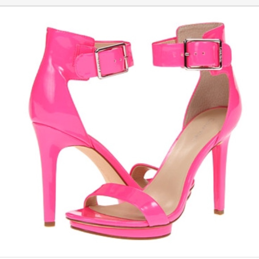 Calvin Klein hot pink fuchsia heel