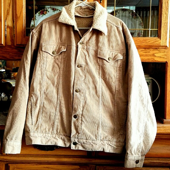 Other - FLEECE LINED CORDUROY COAT