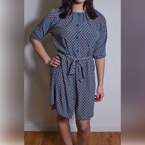Tie Waist Shirtdress by Best Society, Sz XS - Picture 1 of 2