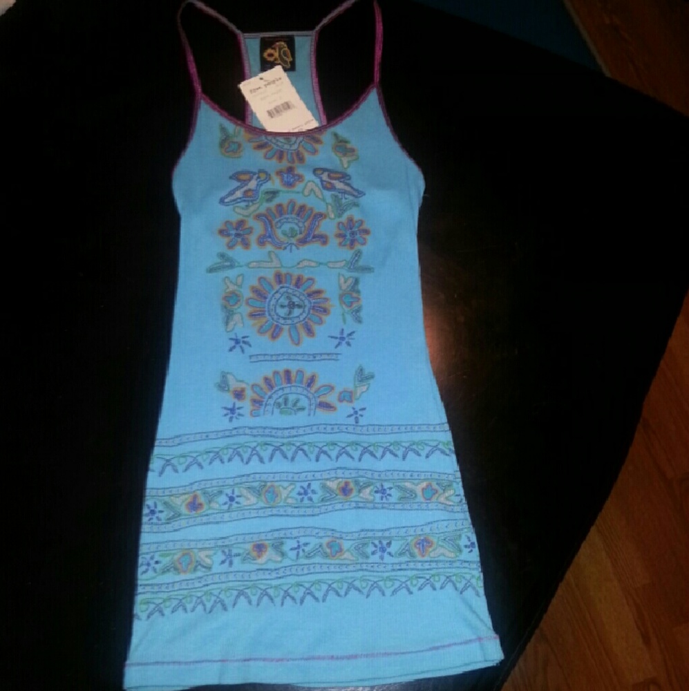 NWT •FREE PEOPLE• racerback/T strap tank top