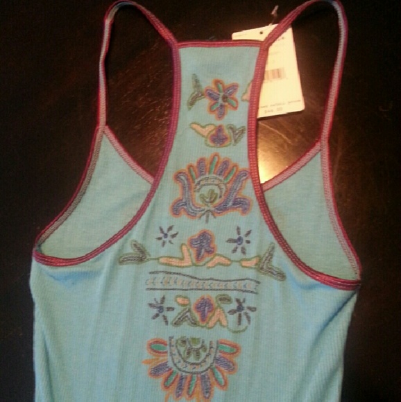 NWT •FREE PEOPLE• racerback/T strap tank top - Picture 3 of 4
