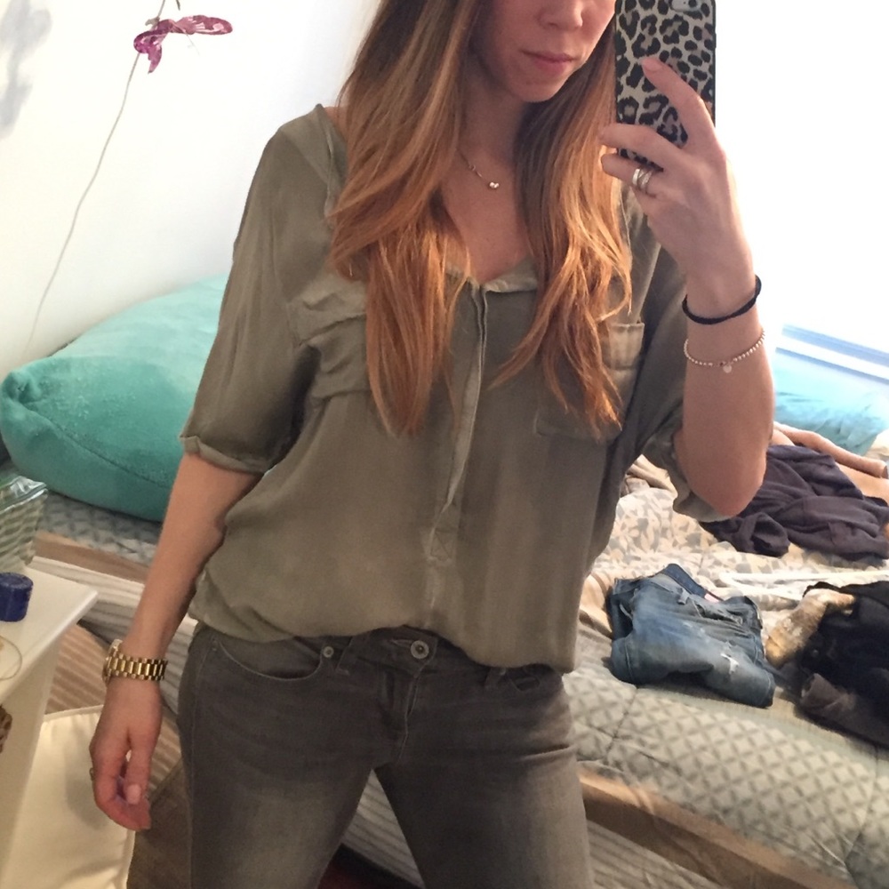 Free people drapey blouse