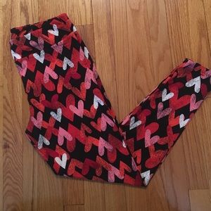 💕Lularoe Valentines leggings, TC💕