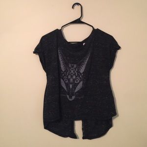 Hollister tee with open back