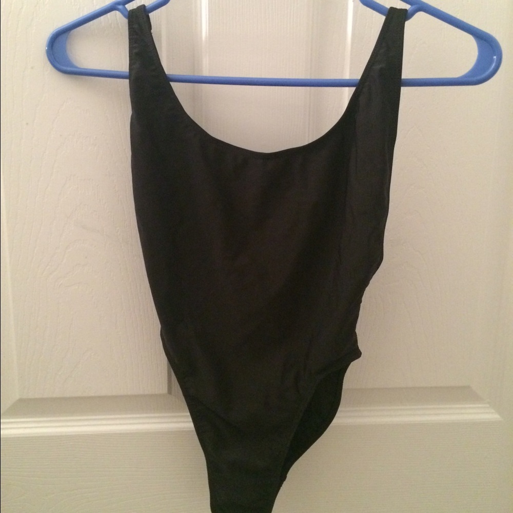 American Apparel Nylon Tricot High Cut Swim