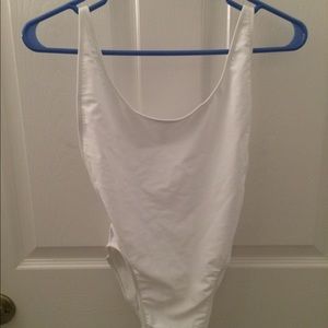 American Apparel Nylon Tricot High Cut Swim