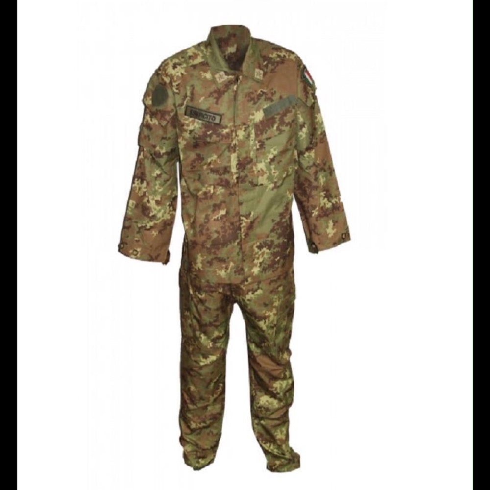 Italian Army Vegetato Camo Military BDU Set