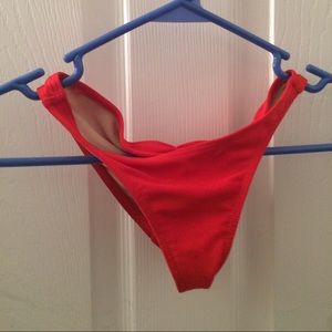 American Apparel Ruched Brazilian Bikini Bottom