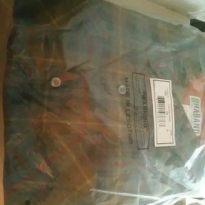 Haband Men's Flannel Button Down Shirts 6 Quantity