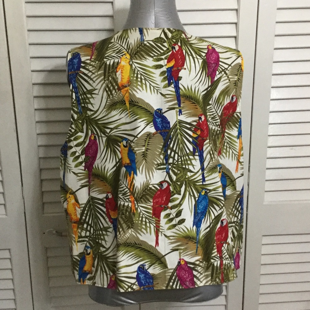 Adorable Reversible Parrot Vest - Picture 2 of 4