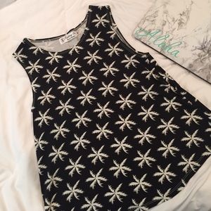 Fighting Eel palm tree lo-hi top