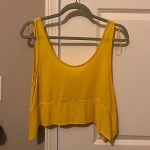 Loose cropped top from zara