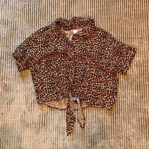 Cheetah crop top