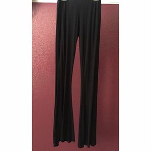 Black Bell Bottom Leggings