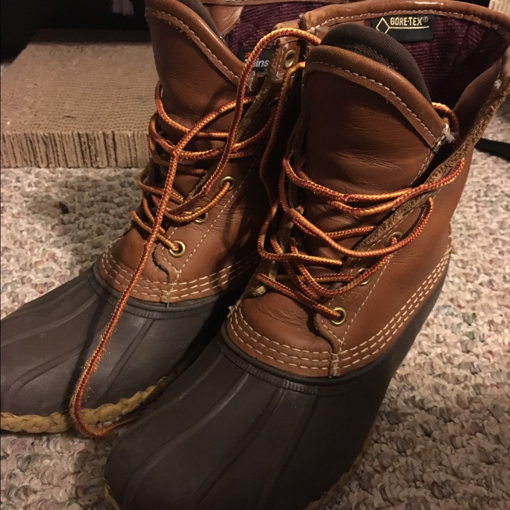 LL Bean Boots - lined with thinsulate and gortex