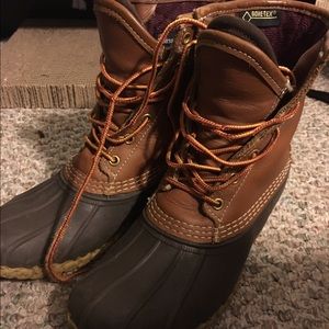 LL Bean Boots - lined with thinsulate and gortex