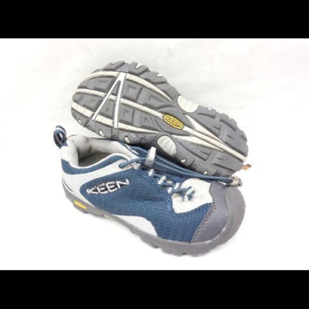 KEEN 1012535 KID'S JAMISON NAVY/VAPOR SHOES 12