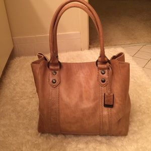 Frye Mellissa Washed Leather Tote