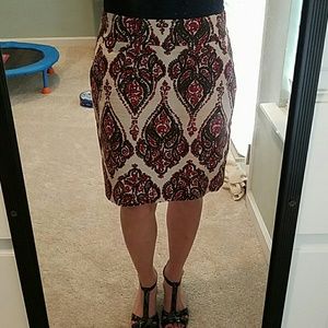 Merona printed skirt