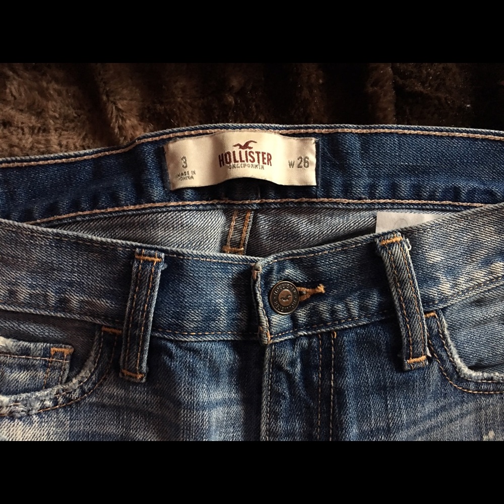 Hollister Co. Boyfriend Distressed Jeans, sz. 26