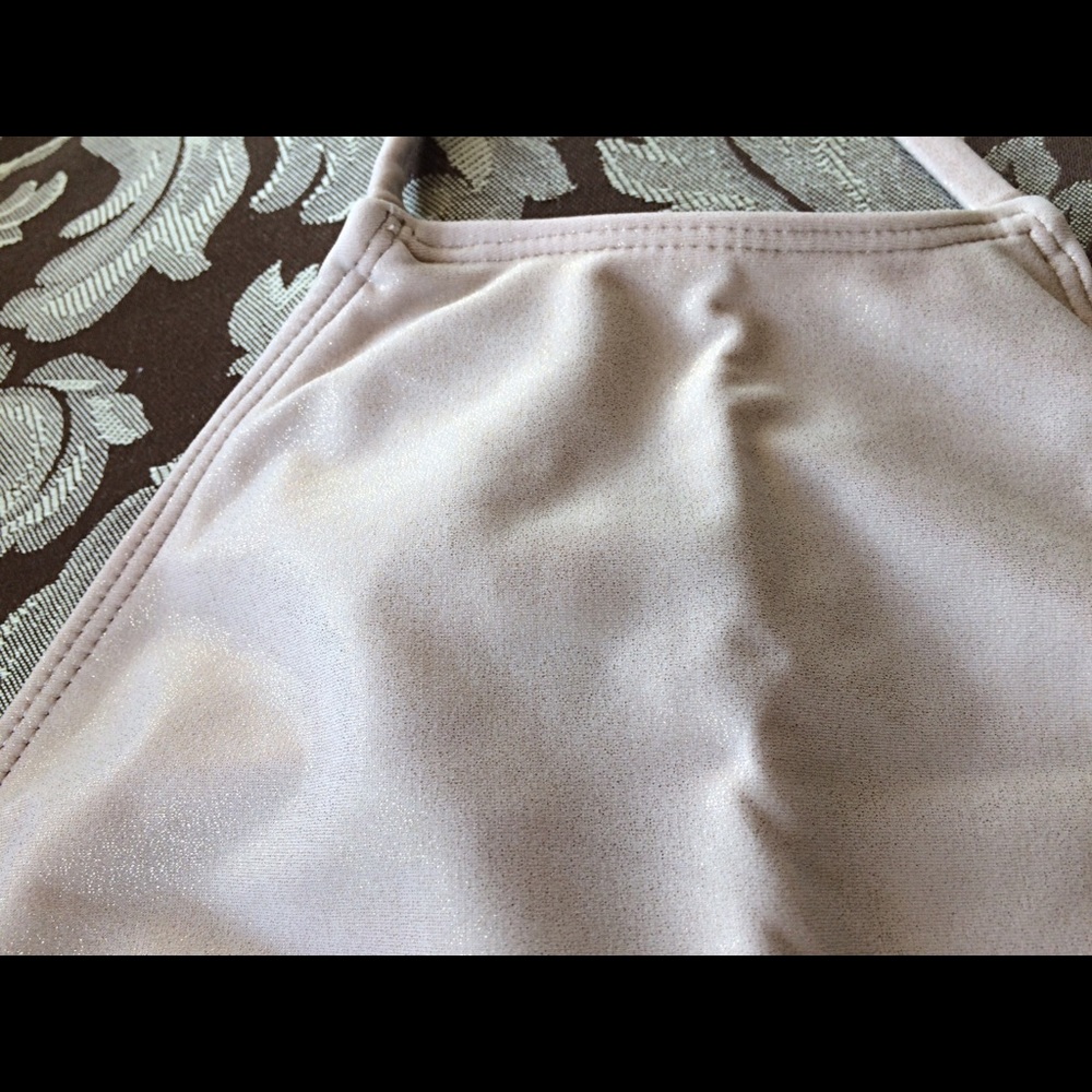 Adorable Shimmery Halter Swim Top🌿 - Picture 3 of 3