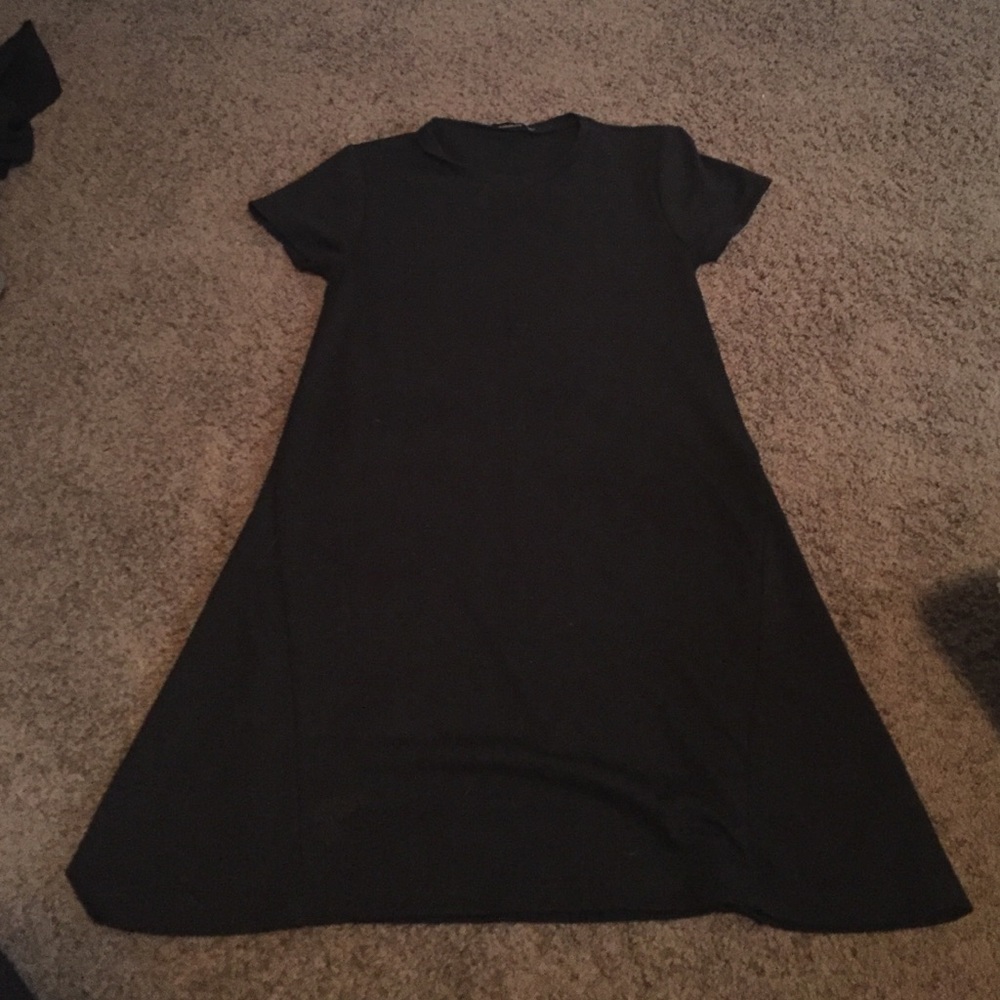 Black Short Sleeve Tunic