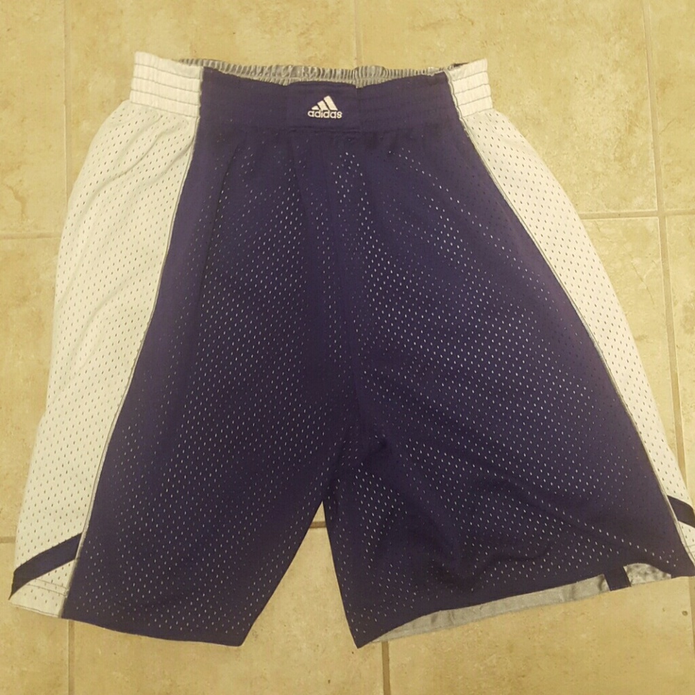 Adidas basketball shorts reversible