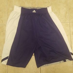 Adidas basketball shorts reversible