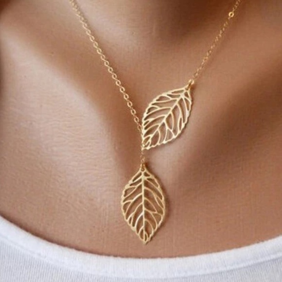 🍃Leaf necklace 🎁free with purchase above 15$ - Picture 2 of 8