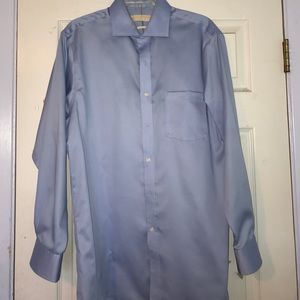 Michael Kors dress shirt solid blue