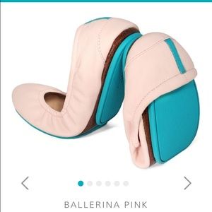 Ballerina pink tieks - sz 6 (also fits 6.5)