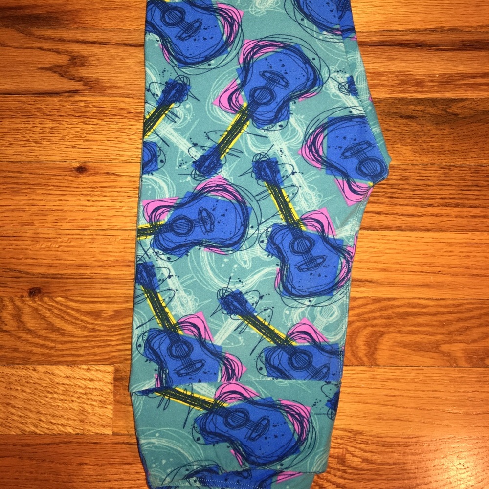 OS lularoe hard to find guitar print