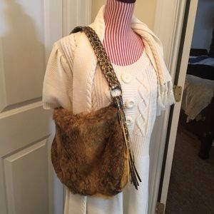 SALE🎈🎈🎈Fashionable rabbit fur purse 👛