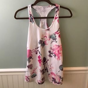 Lululemon floral workout tank