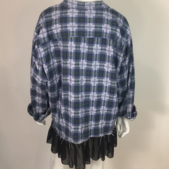 Furst of a Kind LF Stores Flannel Shirt Size L - Picture 3 of 4